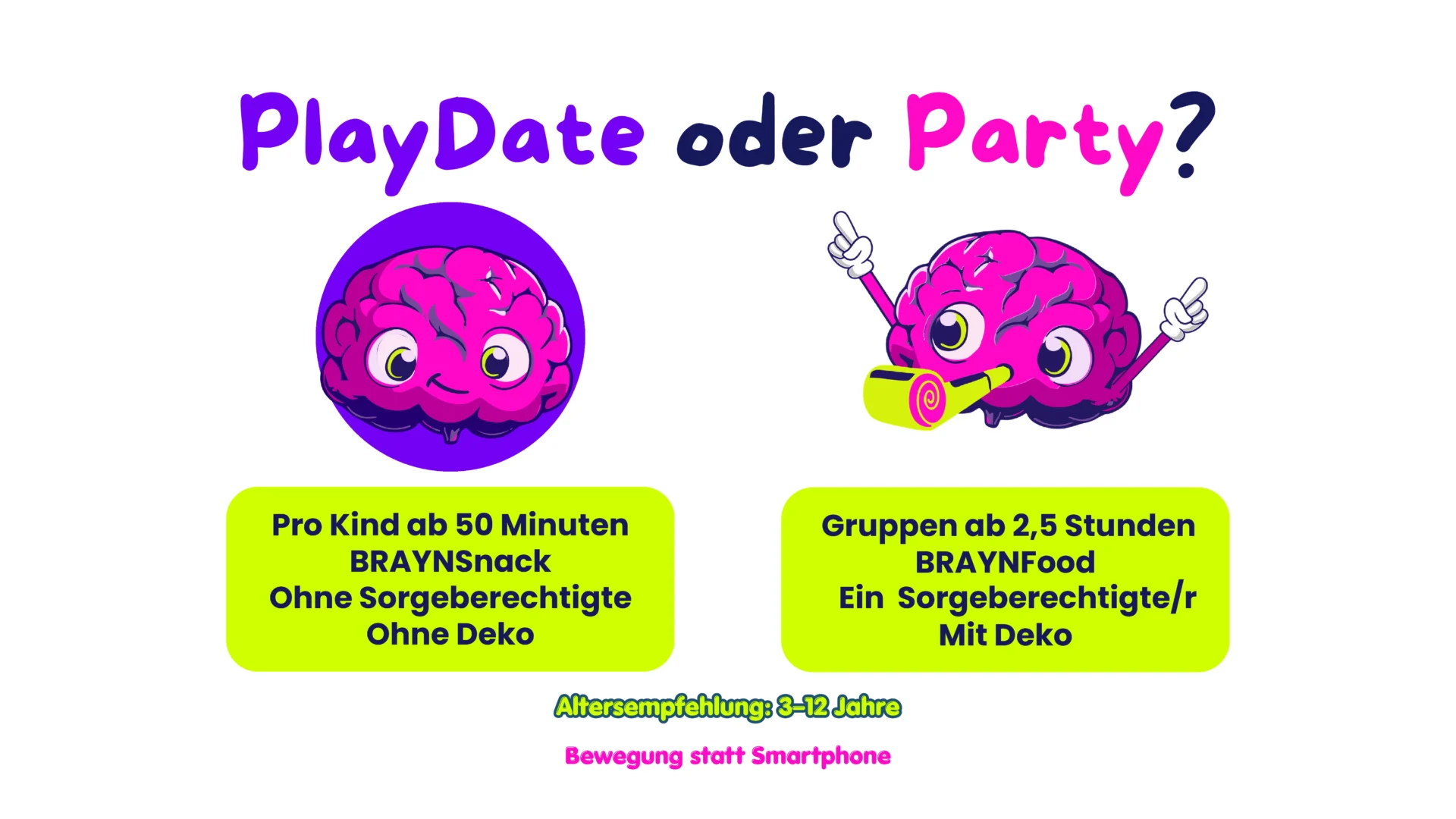 PlayDate oder Party